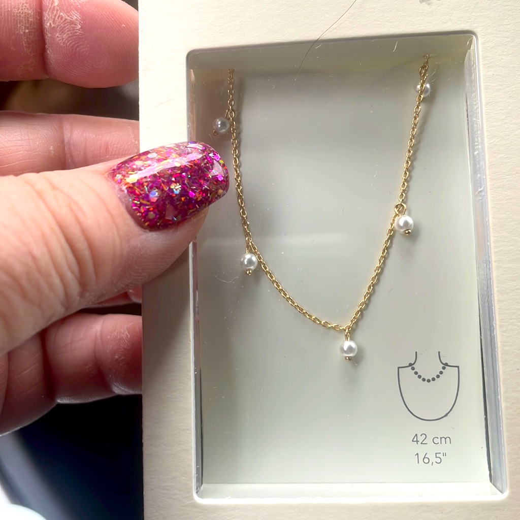 Iam Sterling Silver Pearl Necklace